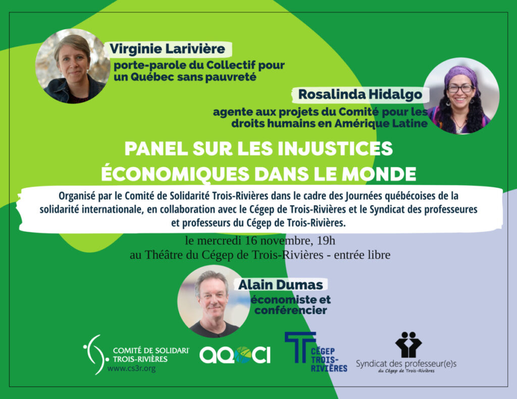 Panel injustices économique