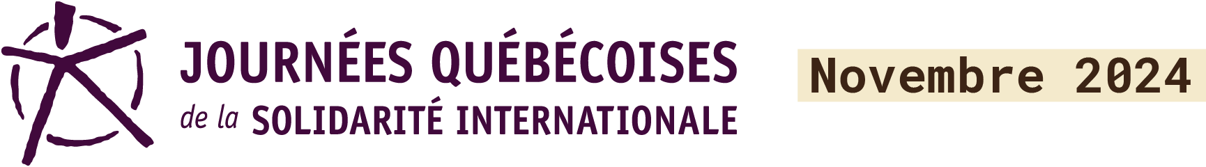 Logo JQSI2024 - Journées québécoises de la solidarité internationales