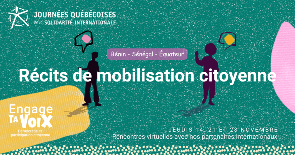 Visuel de la série Récits de mobilisation citoyenne