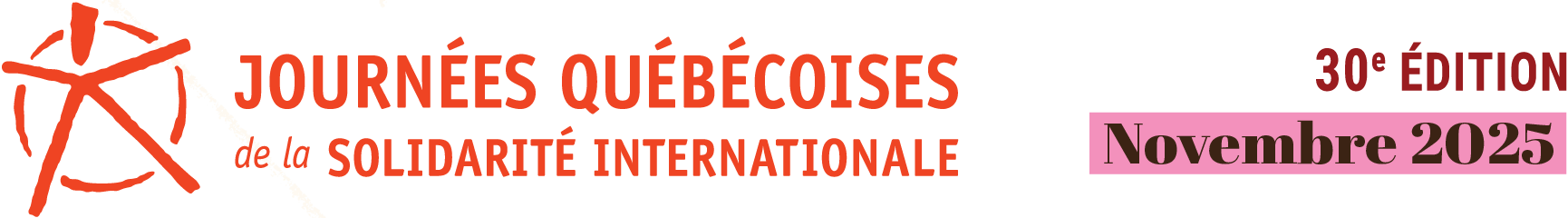 Logo JQSI2025 - Journées québécoises de la solidarité internationales